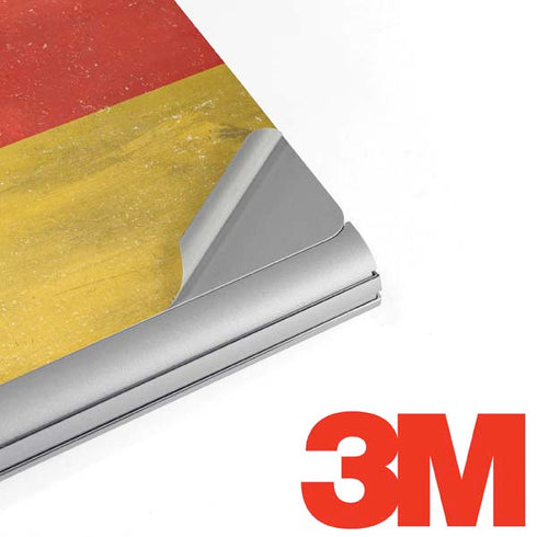 German Flag Distressed Surface Book 2 13.5in Skin